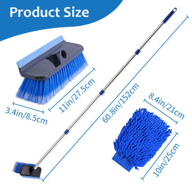 PIMEKOY fully extended 60-inch handle demonstrating extended reach