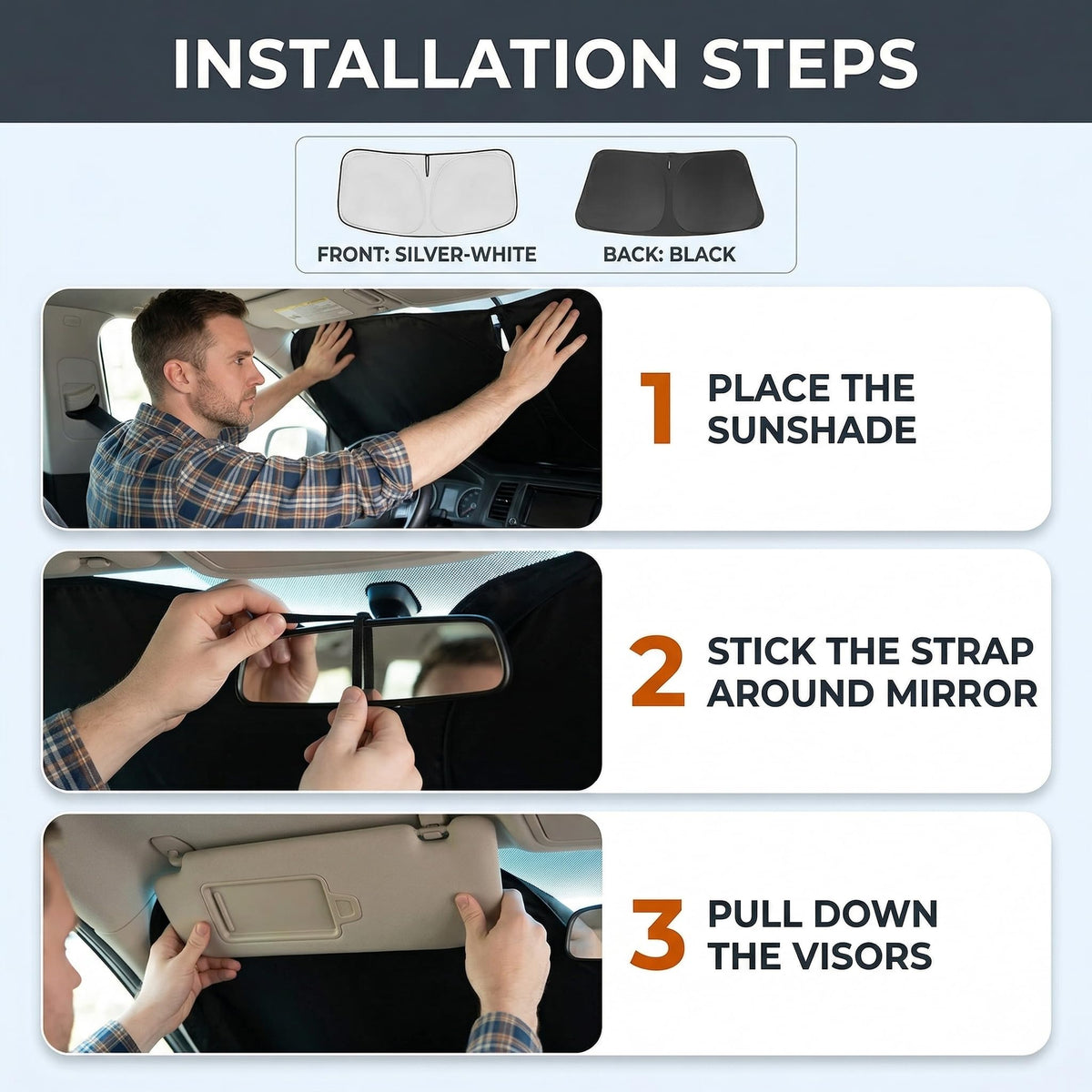PinBaoLaLa protecting dashboard from sun exposure to prevent fading and heat damage