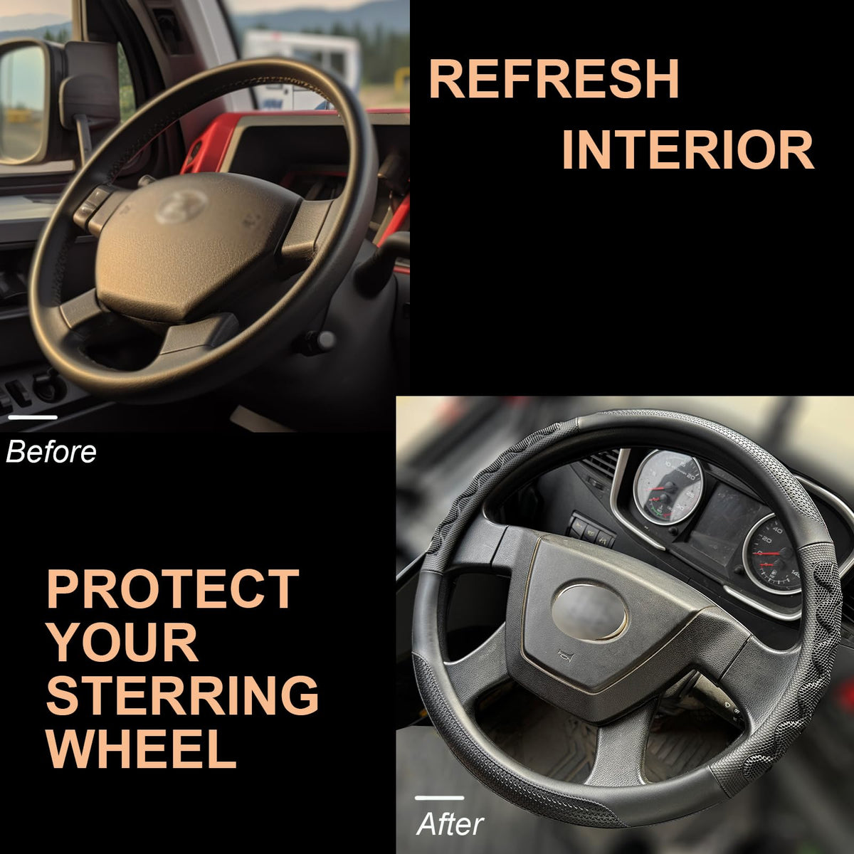 PINCTROT installed in an 18-wheeler cab delivering improved control and comfort
