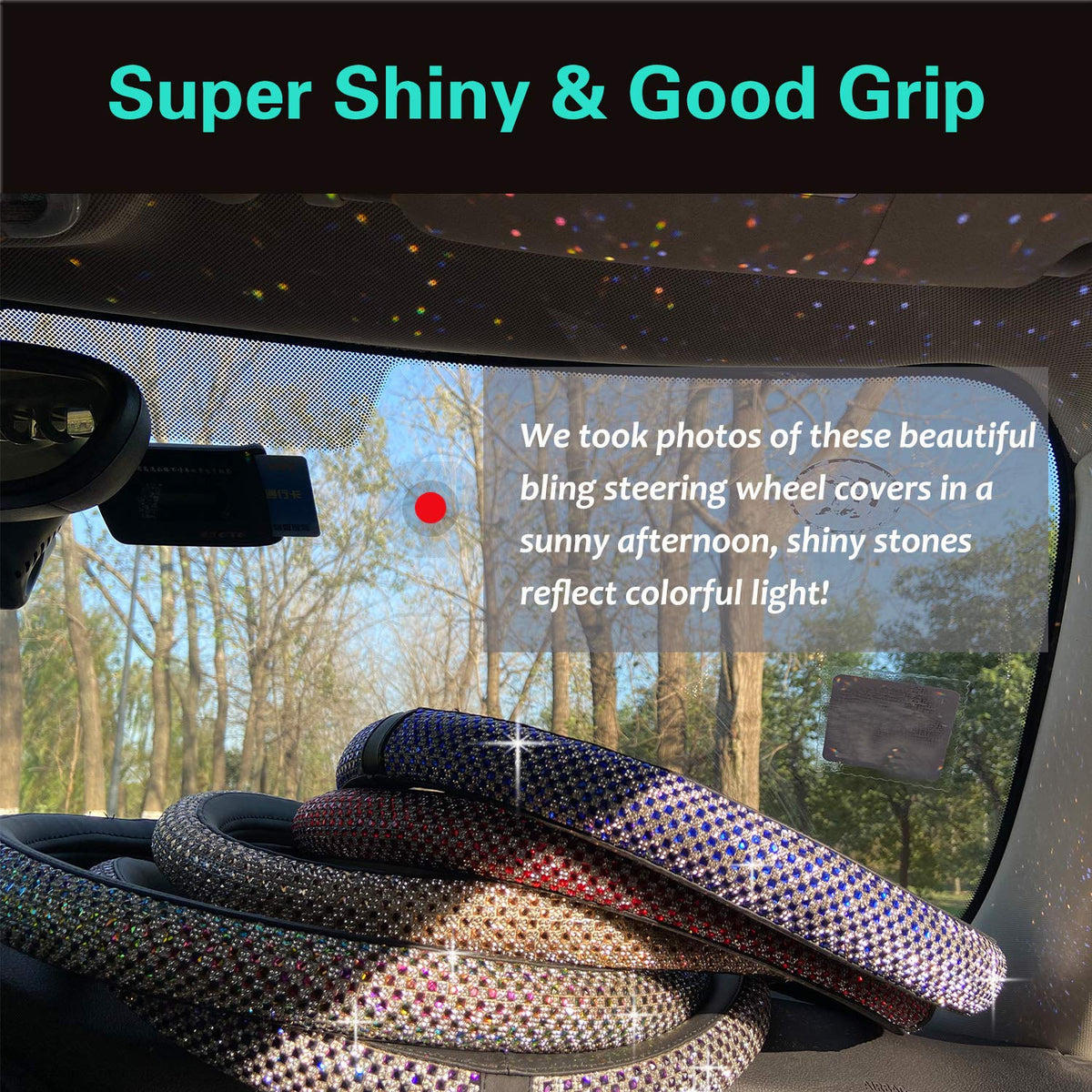 PINCTROT installed on a car wheel in a lifestyle shot enhancing interior style