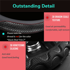 PINCTROT side profile highlighting red stitch, style and durability benefit