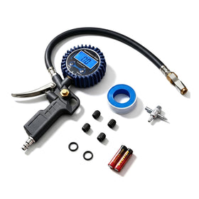 Pintool front view of gauge showing whole kit and durable construction benefit