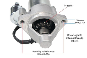 Piogarten close-up of 14-tooth gear highlighting reliable engagement