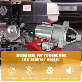 Piogarten starter mounted in generator showing correct fitment