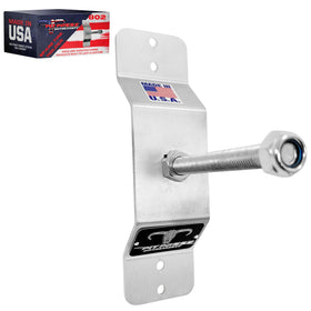 Pit Posse front view bracket showing compact mount and secure hold benefit