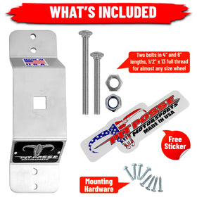 Pit Posse scale comparison inside trailer showing low-profile fit benefit