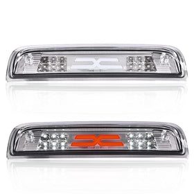 PIT66 front view of third brake light showing clean OEM fit and bright LEDs
