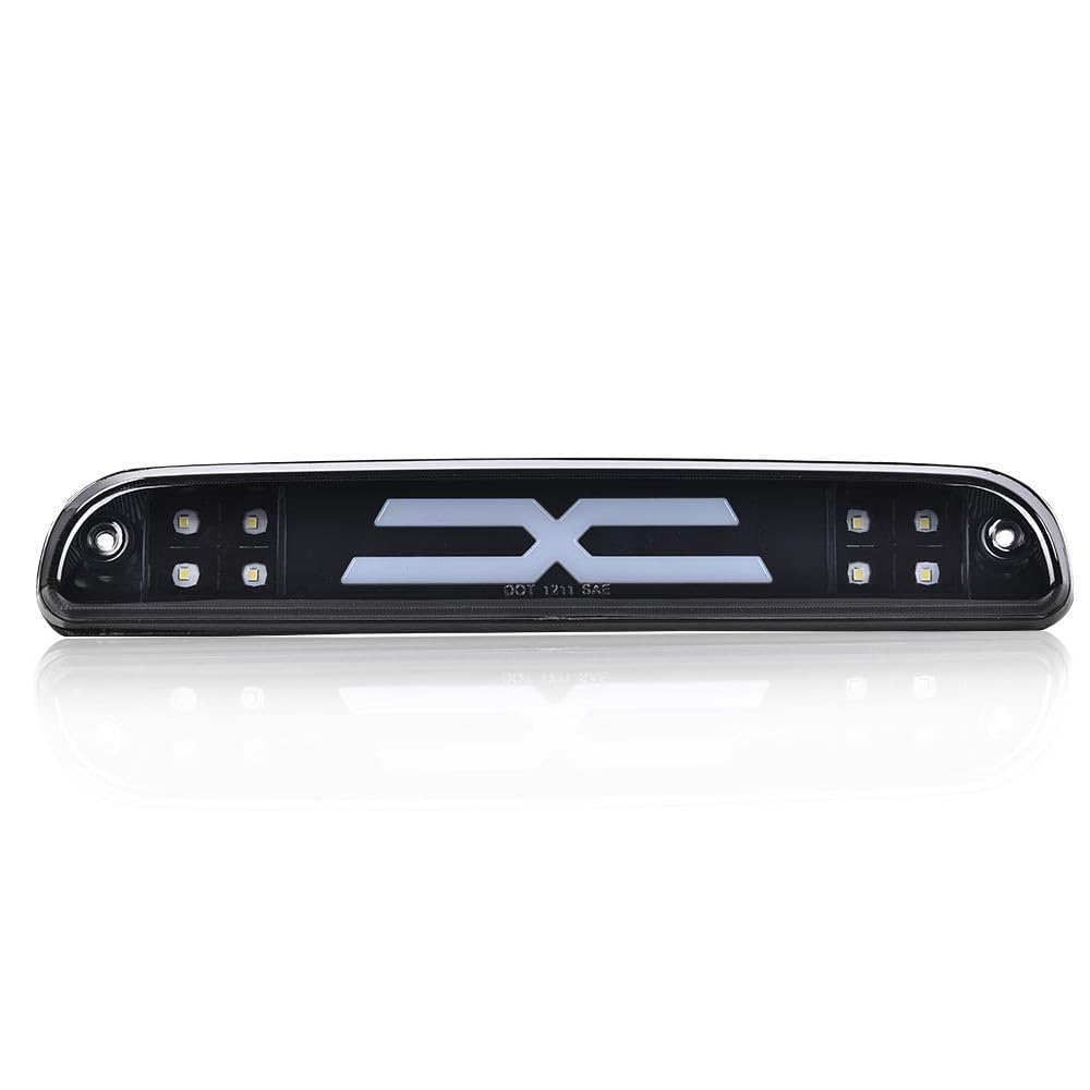 PIT66 front view of LED third brake light showing clean fit and modern look