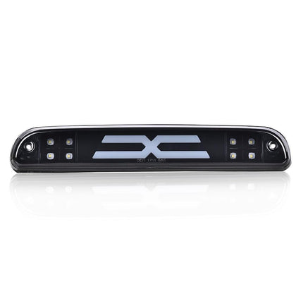 PIT66 front view of LED third brake light showing clean fit and modern look