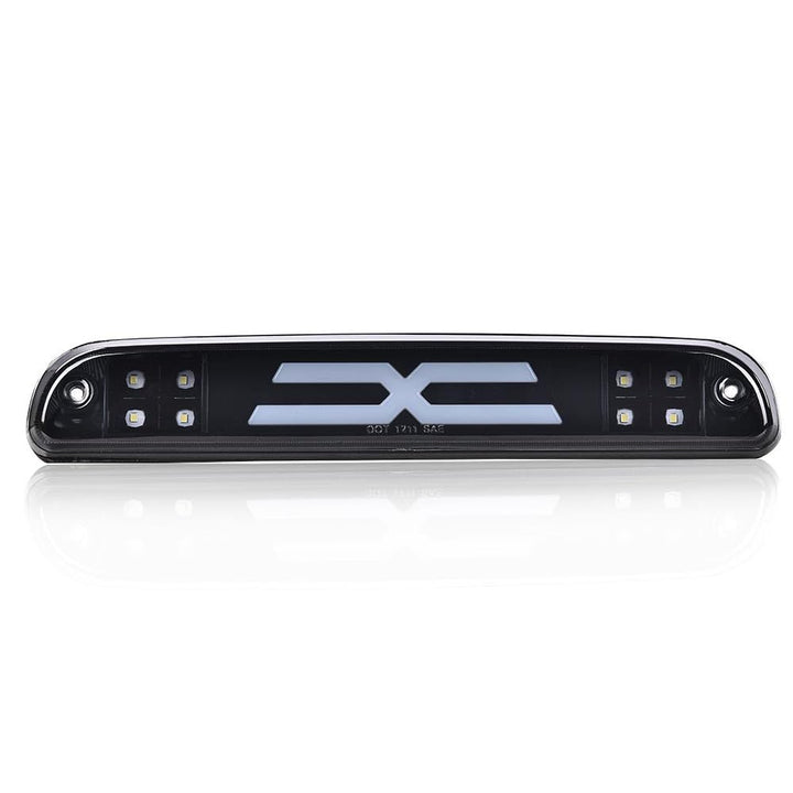 PIT66 front view of LED third brake light showing clean fit and modern look