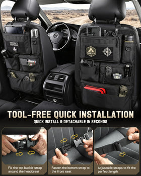 Pitozer organizer packed with tools and tablet to maximize order