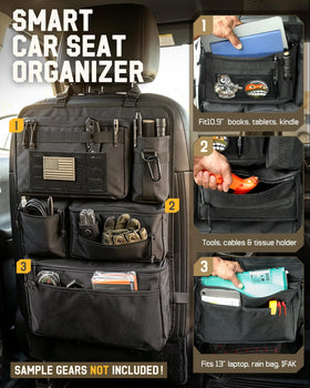 Pitozer side view with bottles in open compartments for quick grab