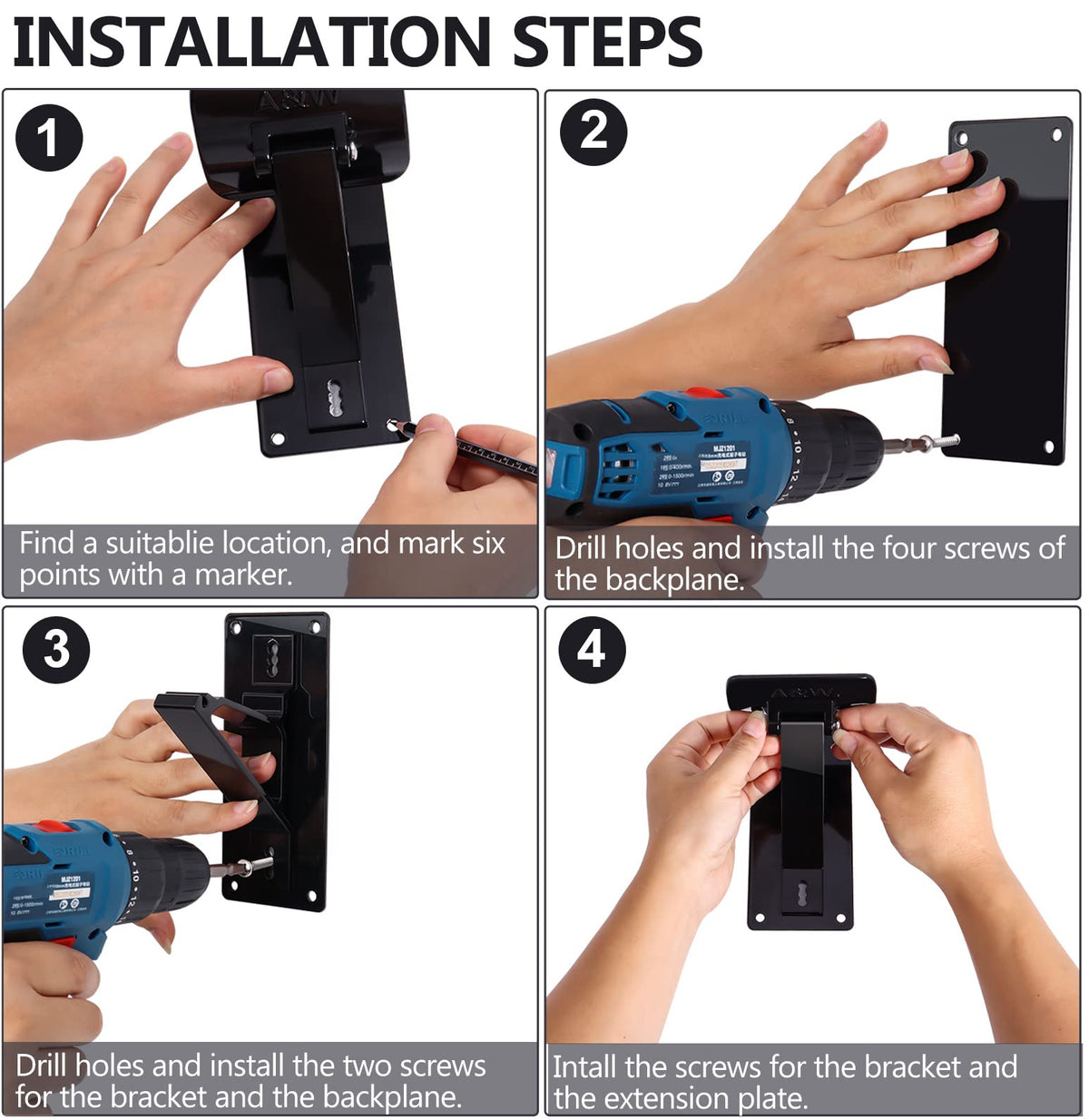 Piwerod installation layout with tools showing quick DIY setup benefit