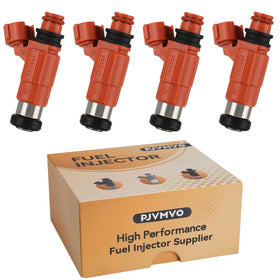 Pjvmvo front packaging showing four injectors and included gaskets, assures correct fit