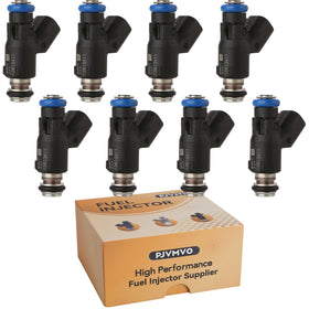 Pjvmvo front view of all eight injectors showing complete set and correct fitment benefits