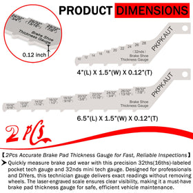 PKPKAUT close-up of laser-engraved measurement scale proving durable, easy-to-read markings