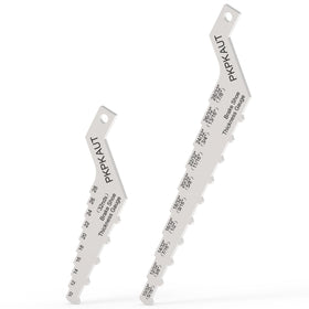PKPKAUT front view of the two-piece brake gauge set showing compact design and portability