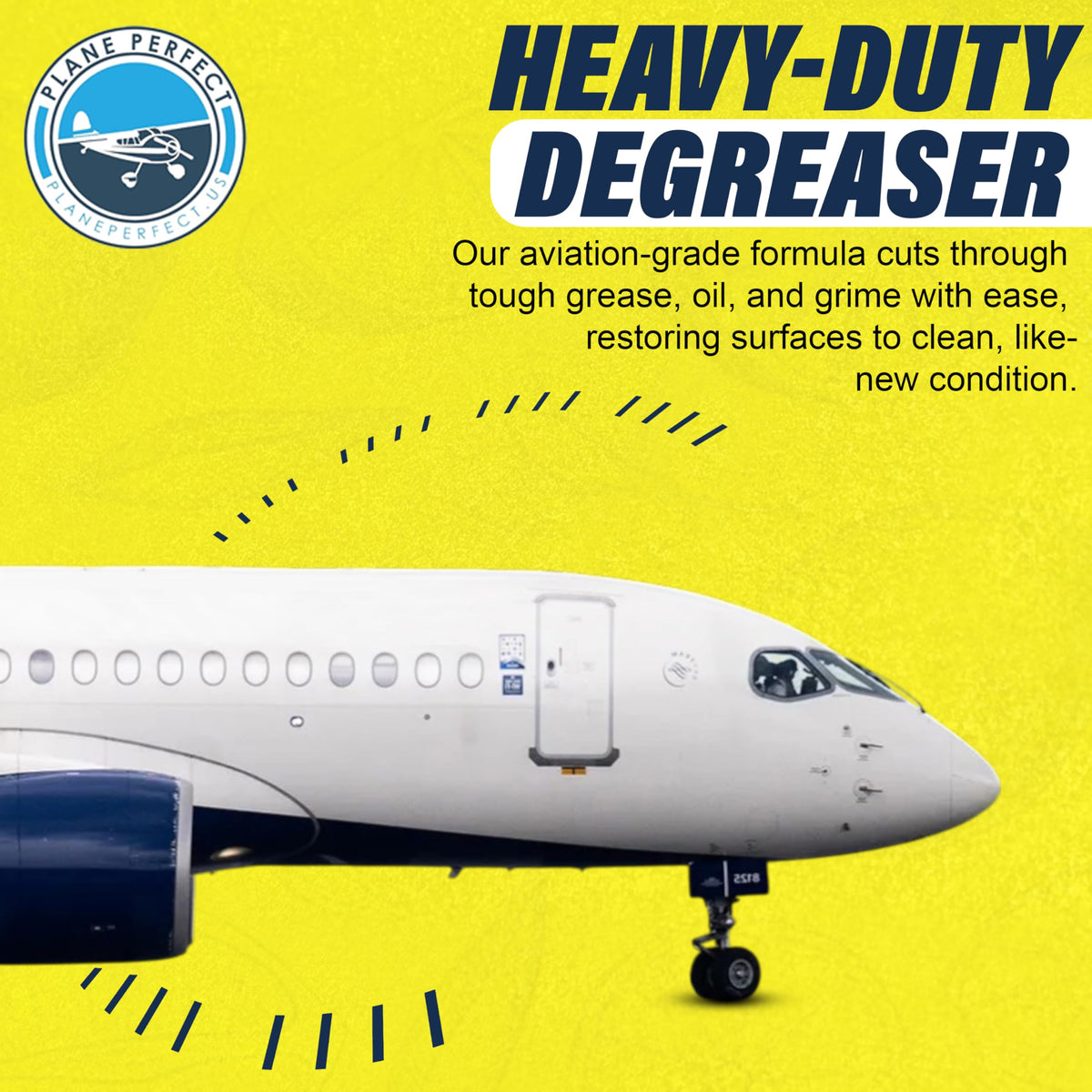 Plane Perfect gallon cap and measurement markings for safe pouring