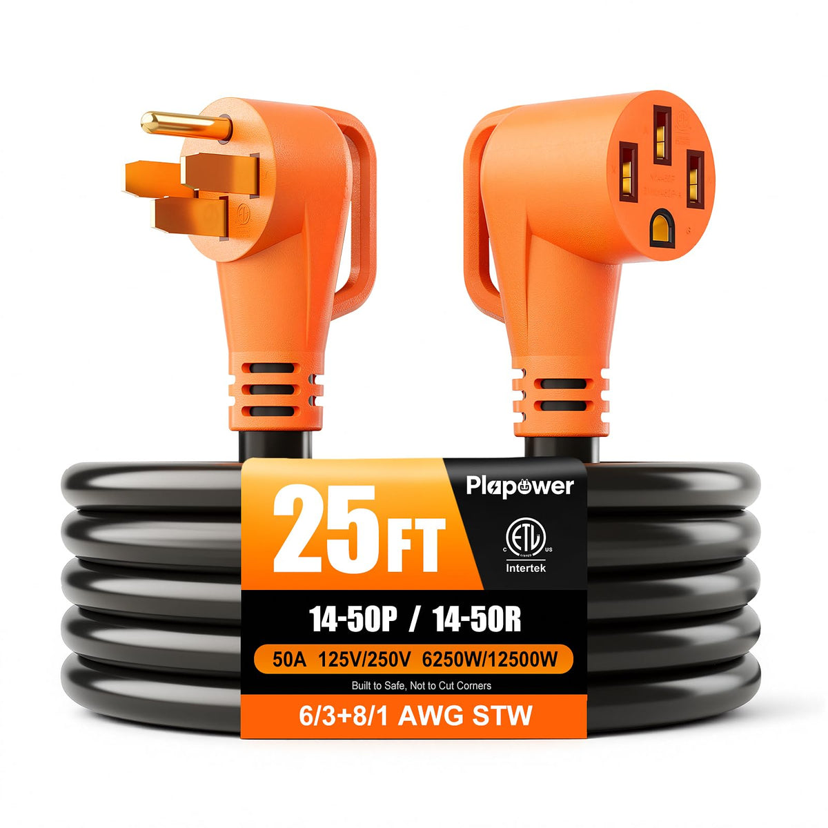 plapower front plug closeup showing durable connector and safer connections