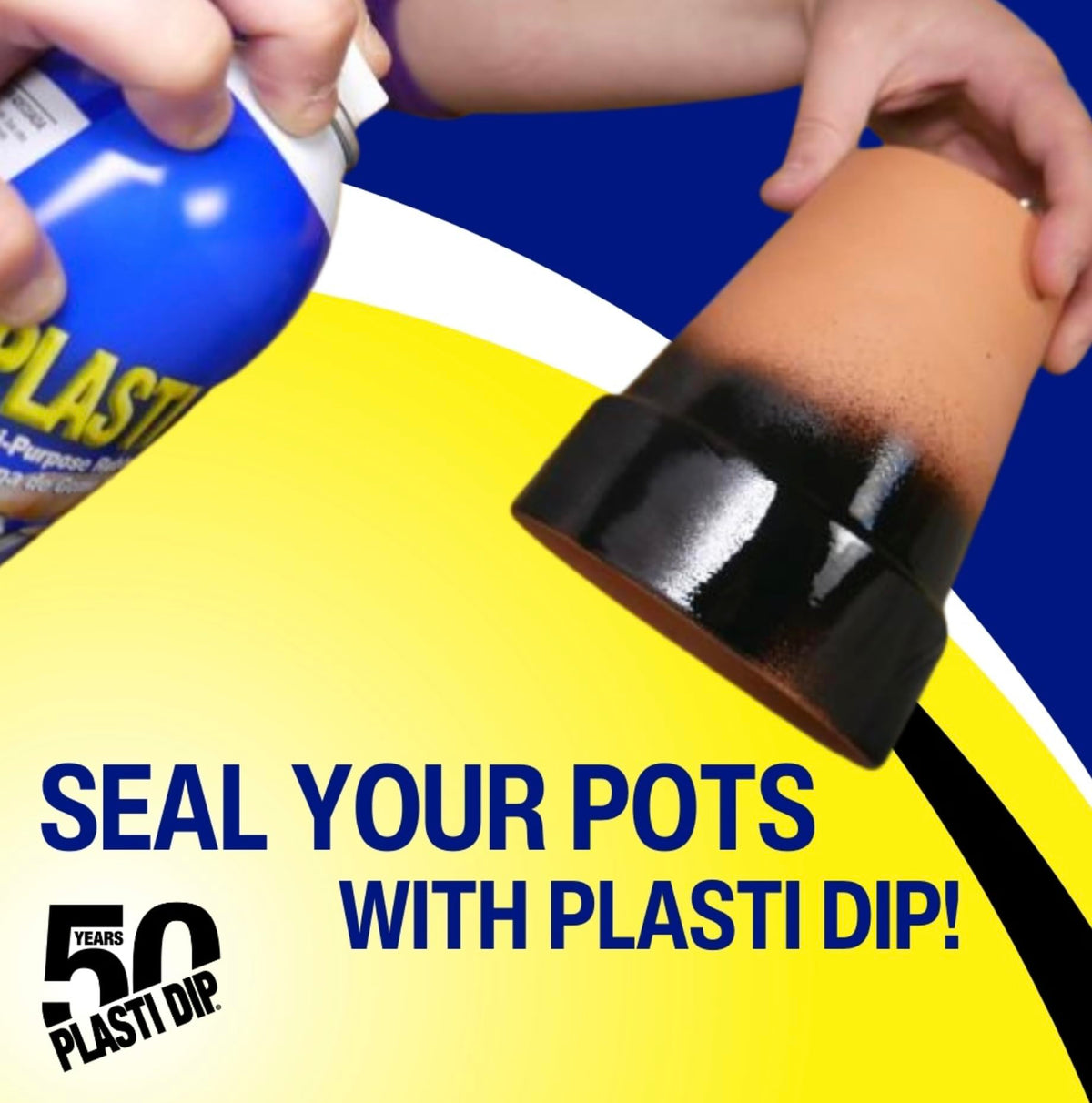 Plasti Dip coated handle on tool offering improved grip and shock protection