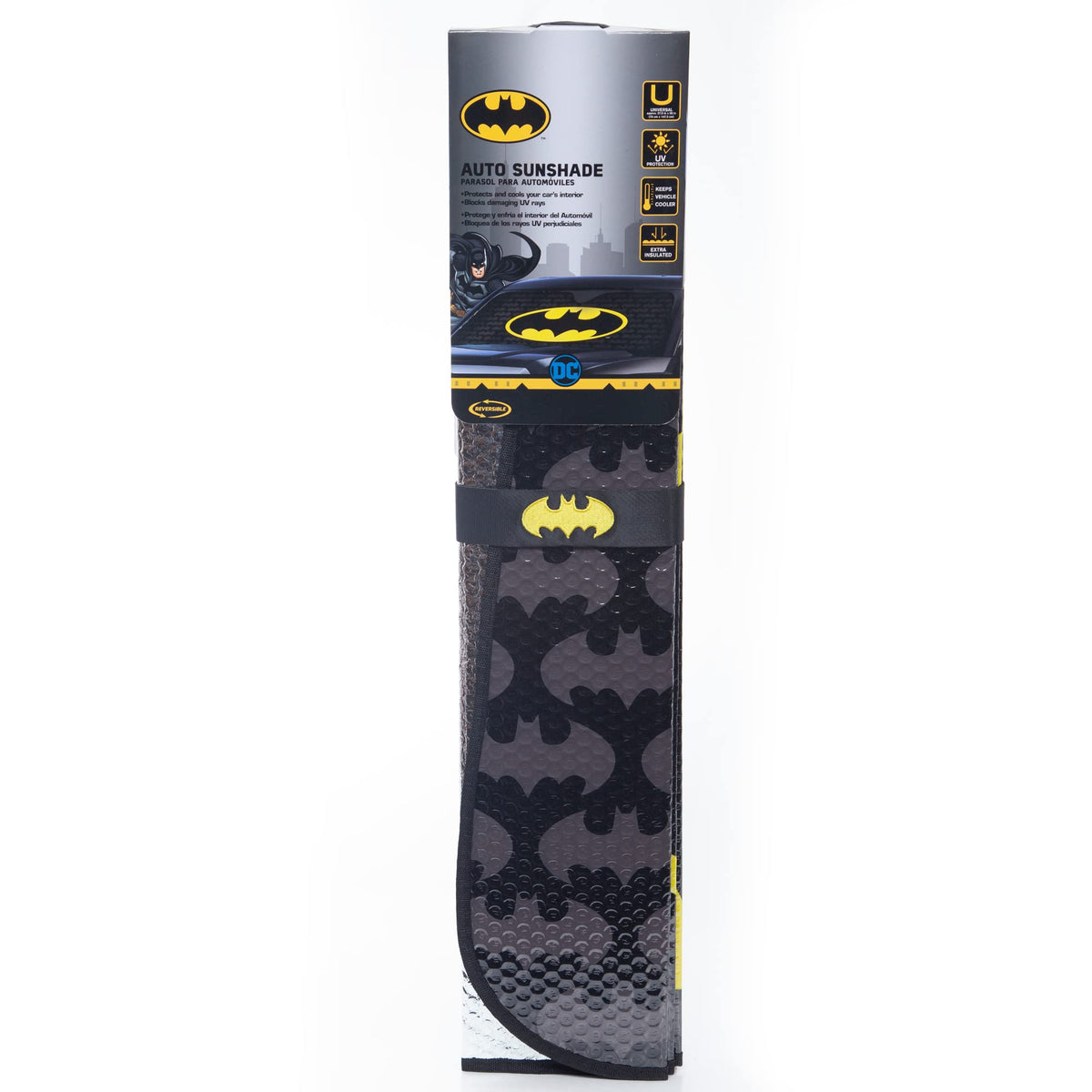 Plasticolor Batman graphic close-up displaying bold artwork and stylish curb appeal