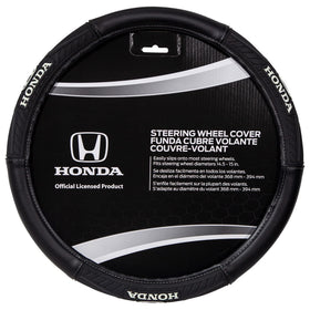 Plasticolor Honda front view showing full steering wheel cover and sporty design for refreshed cabin look