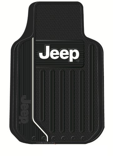 Plasticolor Jeep close-up of molded-in graphic and rubber texture for durability