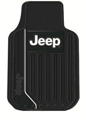 Plasticolor Jeep close-up of molded-in graphic and rubber texture for durability
