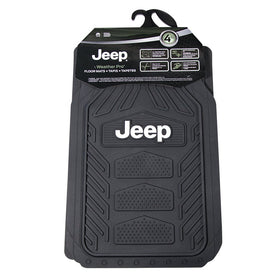 Plasticolor Jeep mats installed in vehicle showcasing stylish protection benefit
