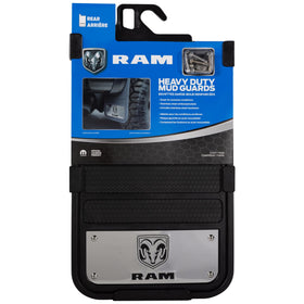 Plasticolor RAM mud guard backing close-up highlighting fiberglass reinforcement for durability