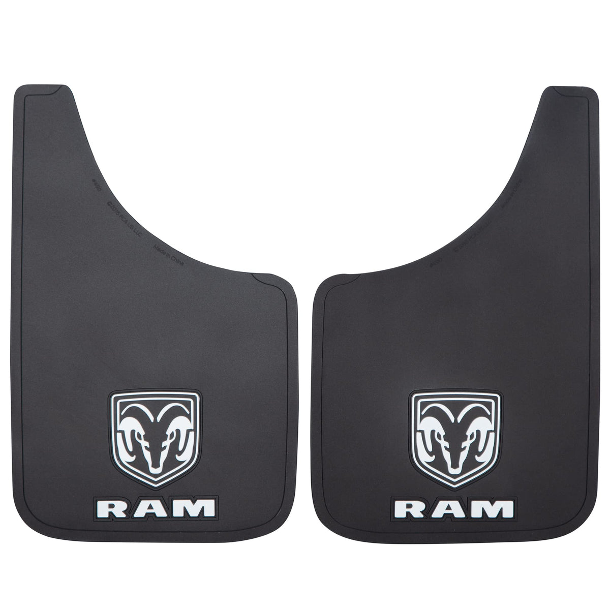 Plasticolor RAM front view pair showing logo and full coverage benefit