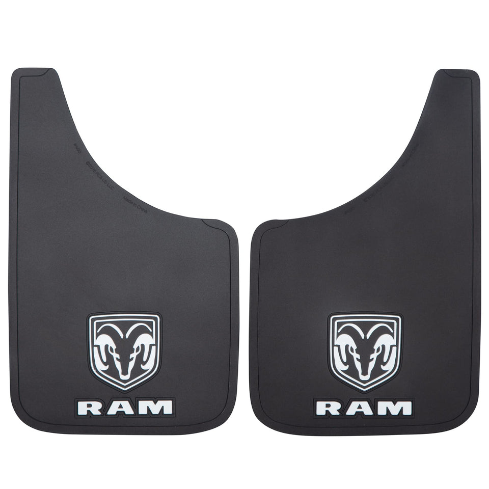 Plasticolor RAM front view pair showing logo and full coverage benefit