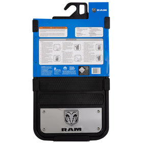 Plasticolor RAM mud guard installed on rear wheel well illustrating splash protection in use