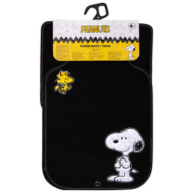 Plasticolor Snoopy and Woodstock rear mats fitted, adding character and coverage