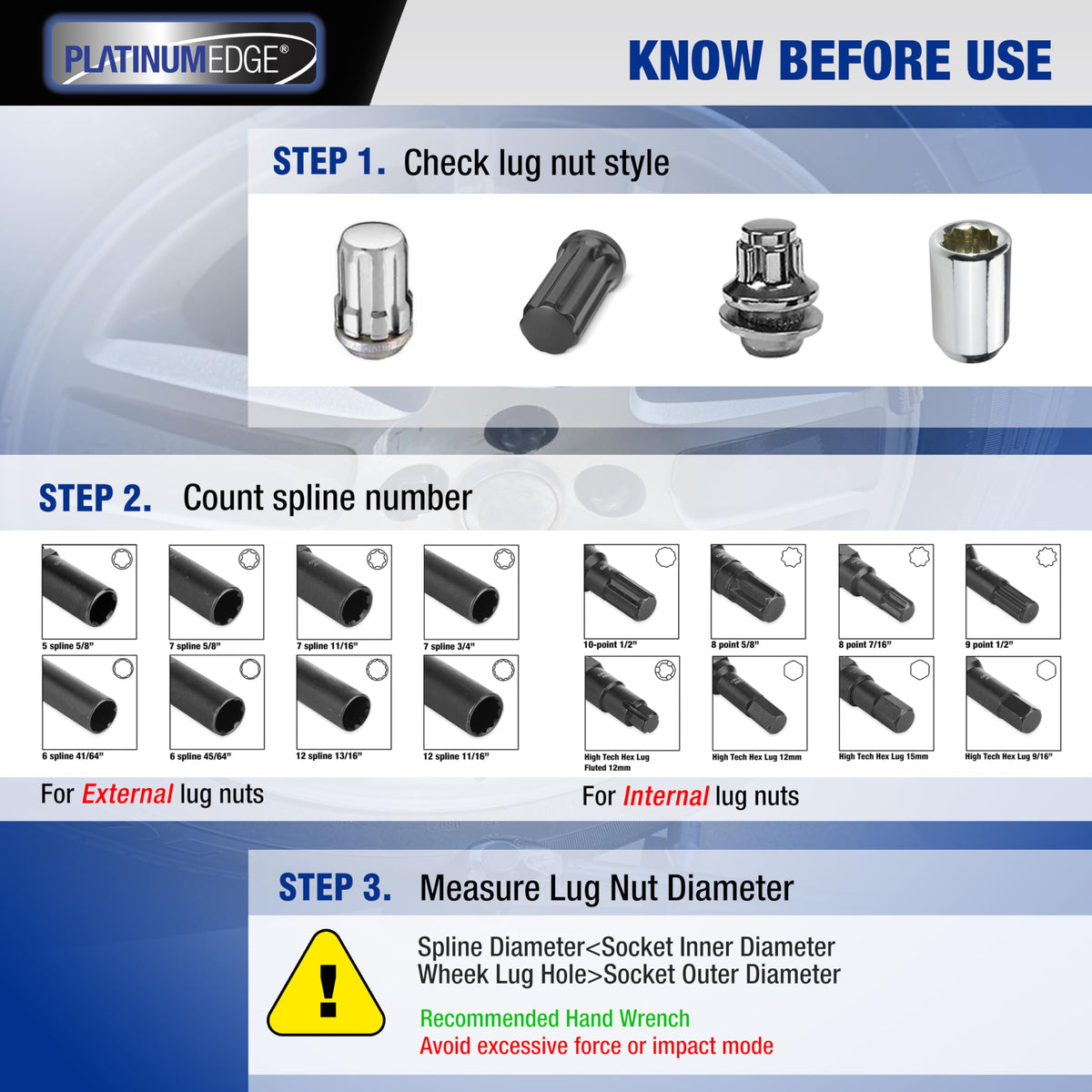 PLATINUMEDGE keys beside ruler to show compact scale benefit