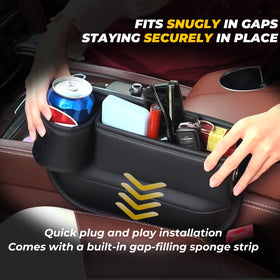 PLEW mounted on passenger side capturing keys and sunglasses for easy access
