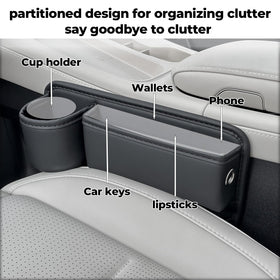 PLEW velvet inner lining close-up protecting items and reducing rattles while driving