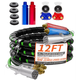 PlugSaf front view of 3-in-1 assembly showing organized cables and benefits