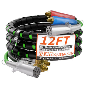 PlugSaf front view of 7-pin plug showing durable zinc housing and reliable electrical contact