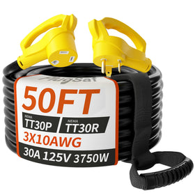 PlugSaf front connector showing TT-30 plug and socket for secure connection