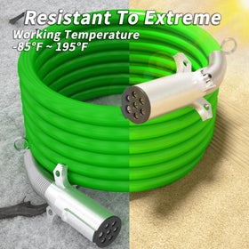 PlugSaf stainless steel spring strain relief closeup protecting cord ends from bending damage
