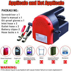 PLUMIA inlet and outlet hoses with hose locks, preventing leaks during fluid transfer