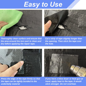 PlusRoc before and after underbelly repair showing restored barrier benefit