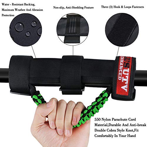PLUSUTV handgrip texture detail offering comfortable, non-slip hold