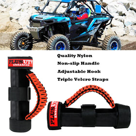 PLUSUTV installed on Polaris Ranger roll bar demonstrating fit and ease of installation