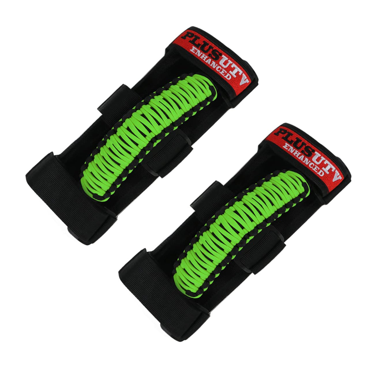 PLUSUTV passenger holding handle on trail for added stability and comfort
