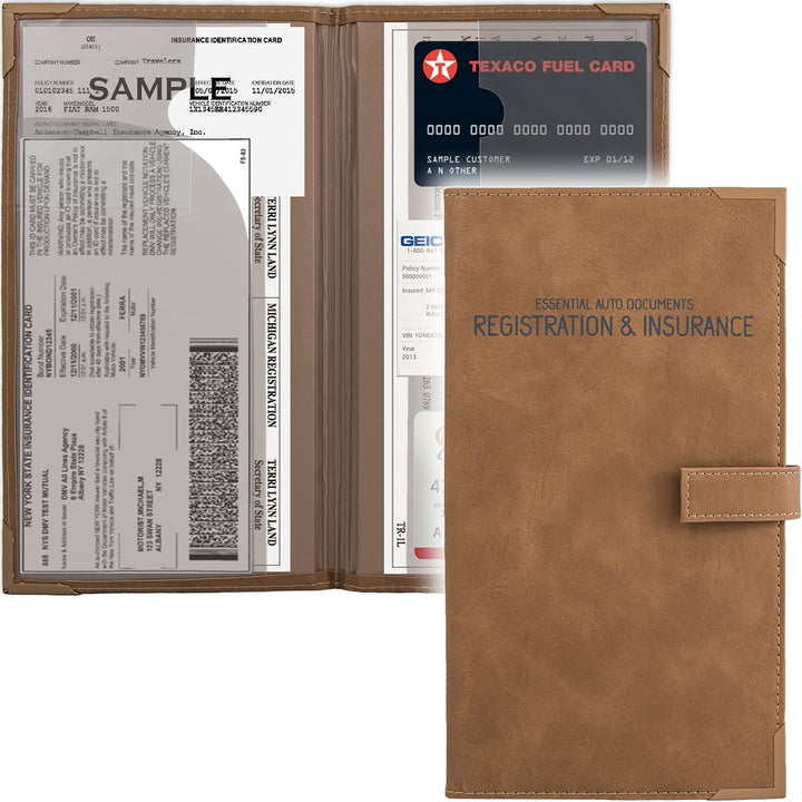 PlusXpres front closed brown holder showing compact protection