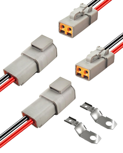 PLUXPAER front view of connector showing locking mechanism and easy mating benefit