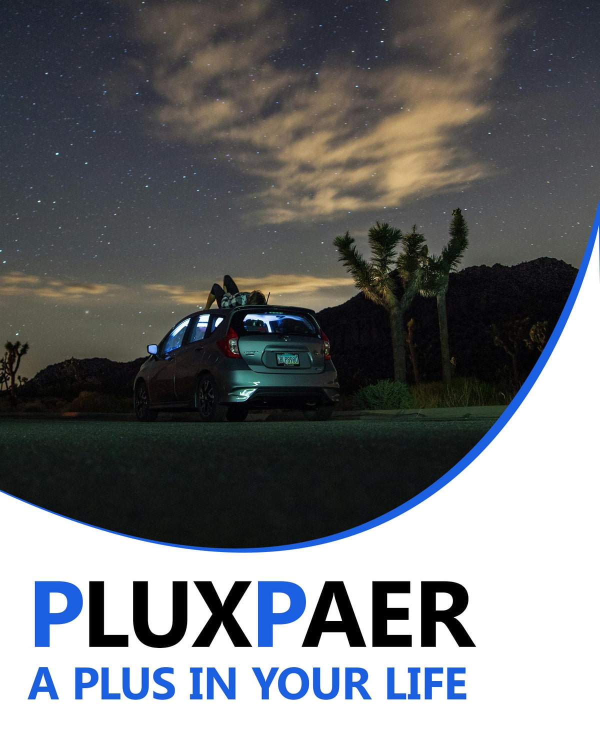 PLUXPAER label close-up showing PA66 nylon housing and tinned copper wire benefits