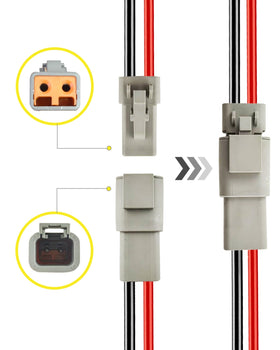 PLUXPAER stainless steel bracket installed securing connector for vibration resistance